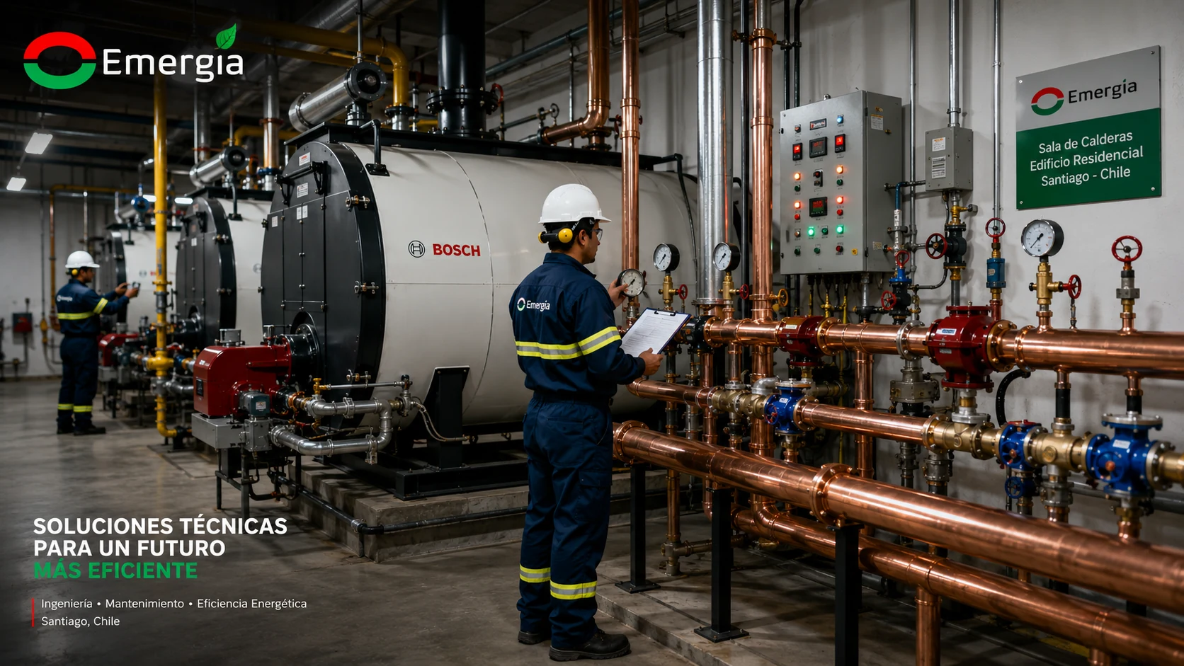Técnico en sala de calderas