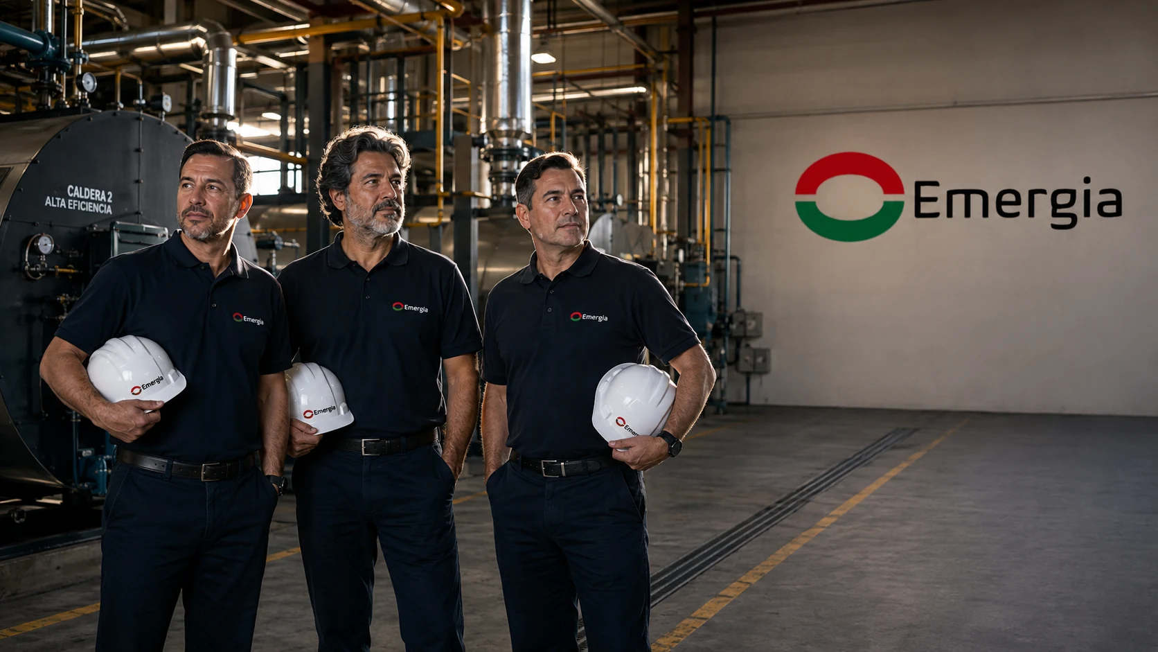 Reunión de obra con el equipo de Emergia